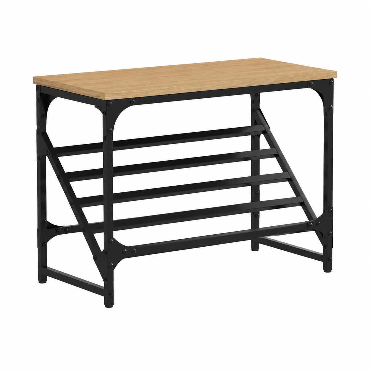 Moderner Schuhschrank aus Eiche Sonoma, 60x30x45cm, platzsparendes Design