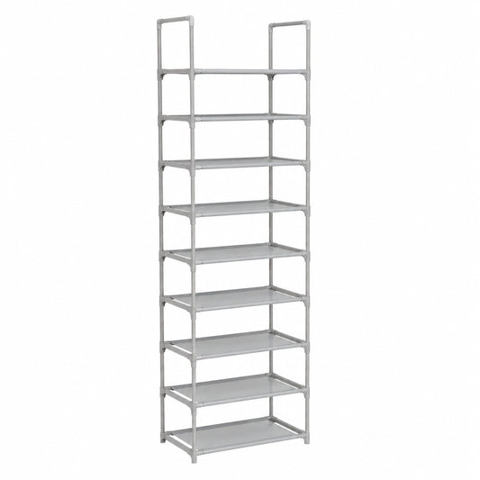 Vicye 10-stufiges Schuhregal, schlanker Metall-Schuhschrank, platzsparender Schuhständer für Eingang, Flur, Schlafzimmer